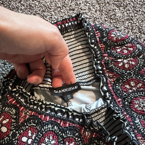 Bohemian Patterned Women's Pants - Picture 6 of 10